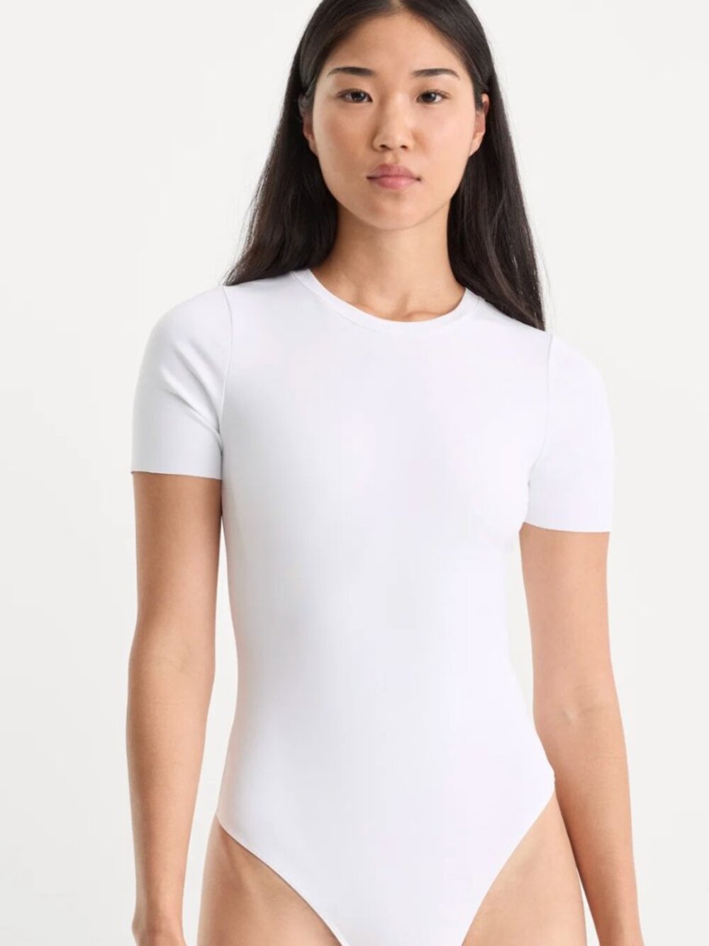 Good American The Sculpting Modern Bodysuit, Size Medium